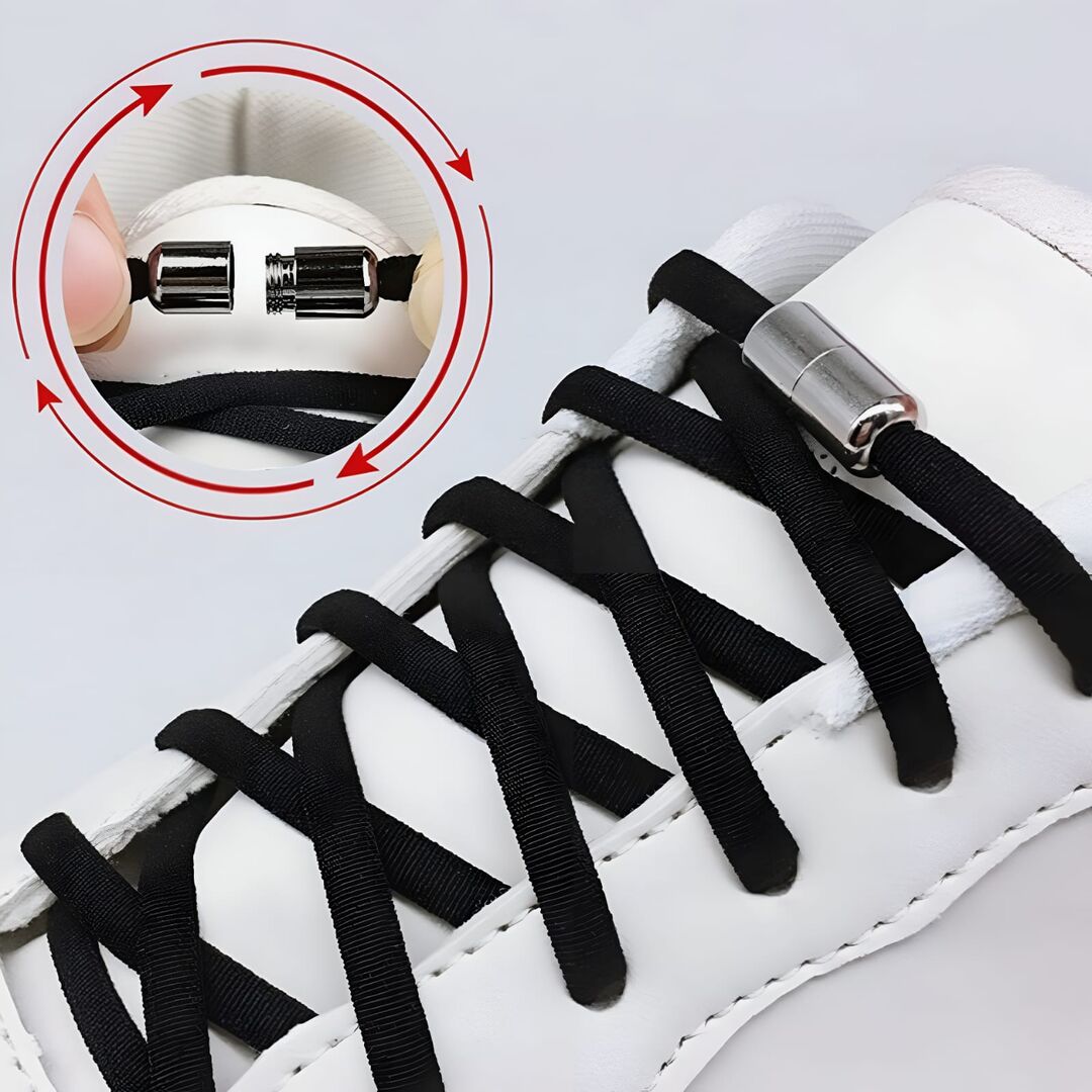 METAL SHOELACES SCREW LOCK