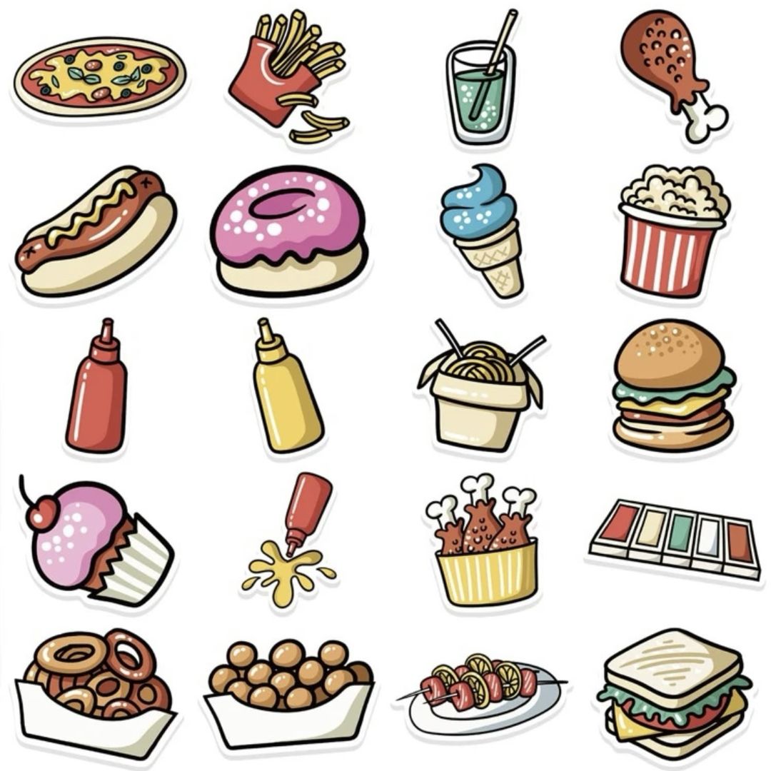 ملصقات- الطعام