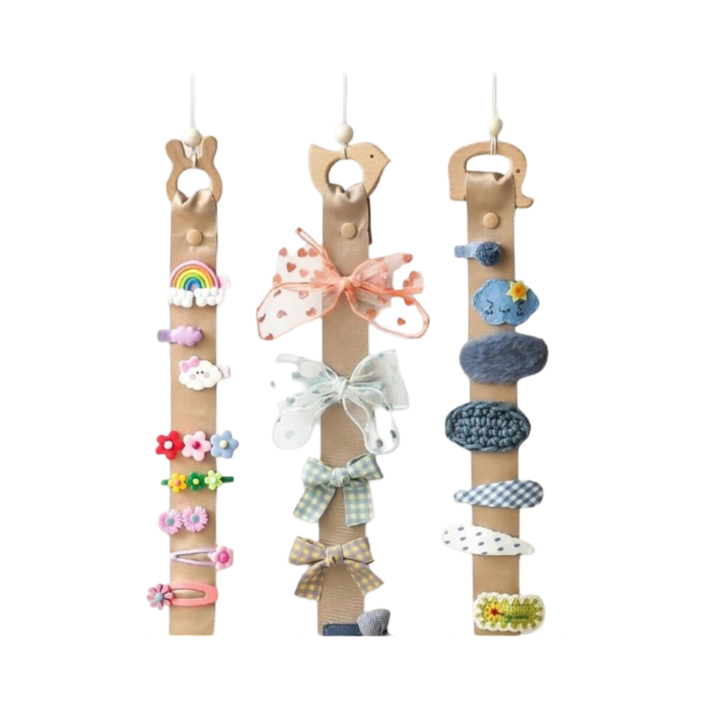 HANGING HAIR CLIP STORAGE BELT