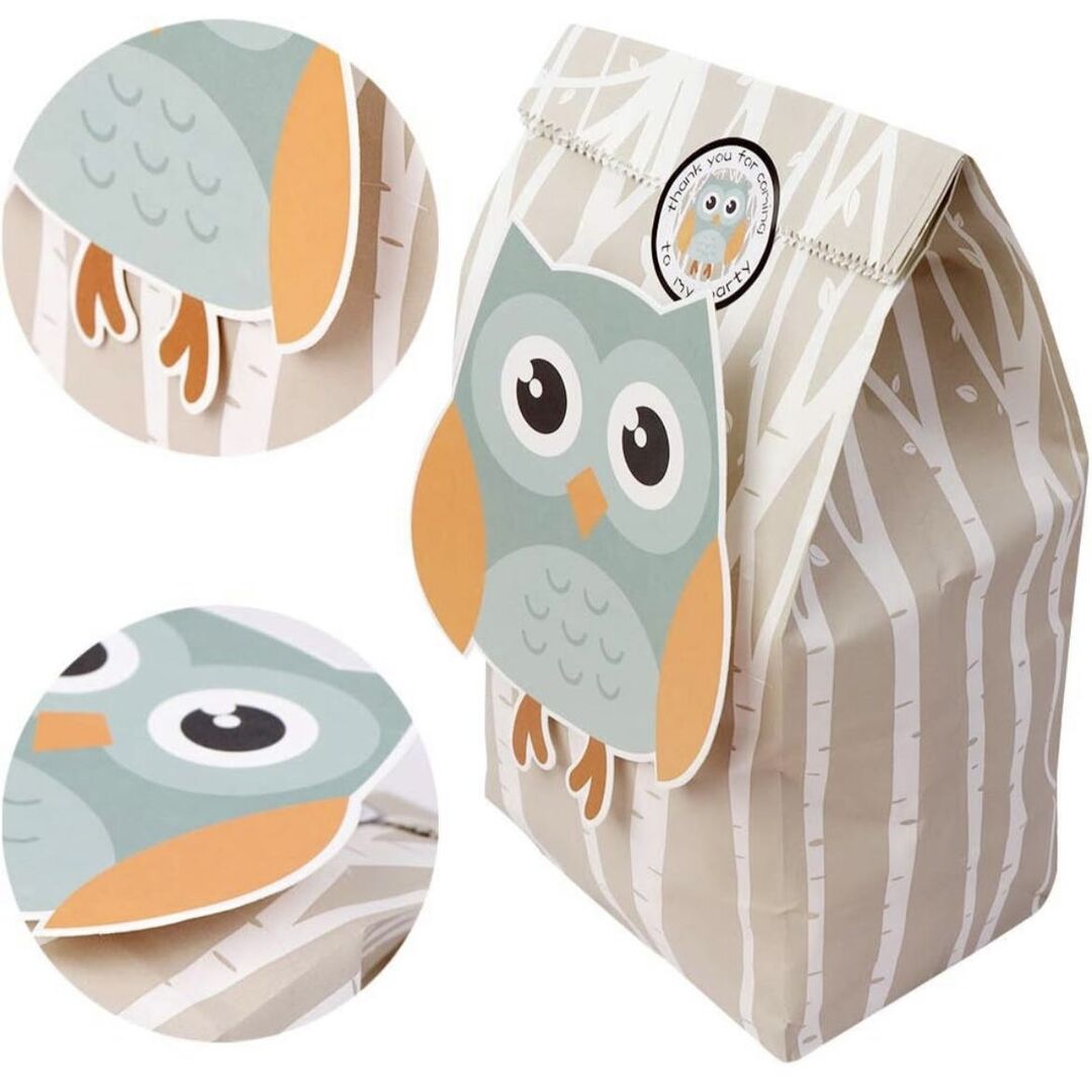 أكياس ورقية - حيوانات ثلاثية الأبعاد