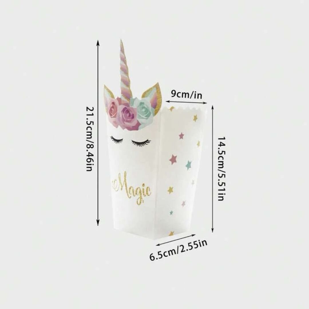 POPCORN BOX - UNICORN