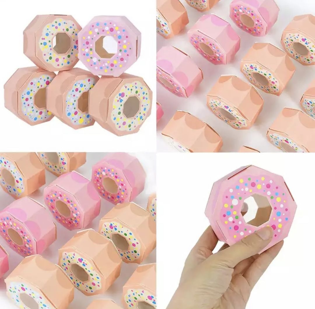 صناديق صغيرة - على شكل دونات