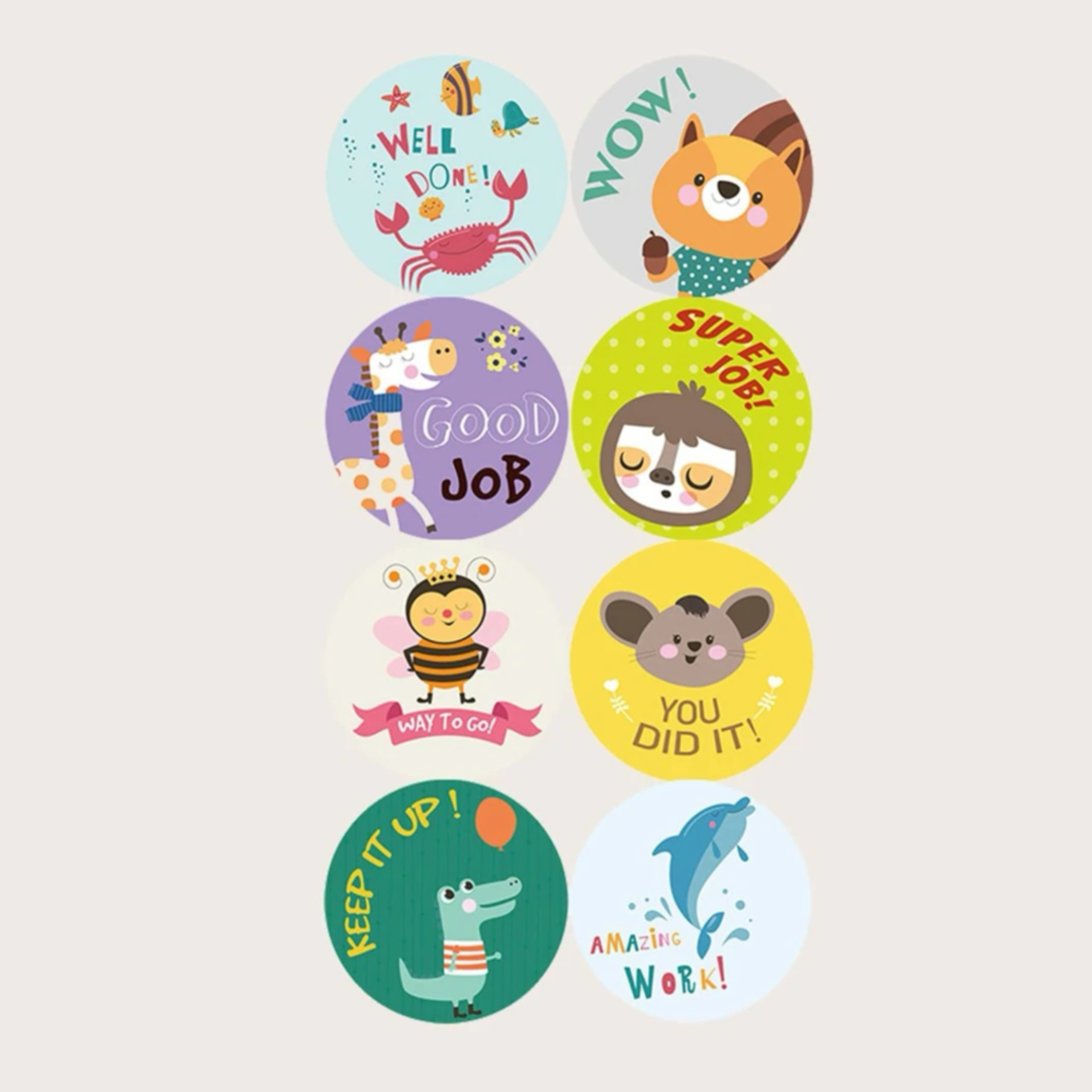 STICKERS ROLL - ANIMAL PATTERN