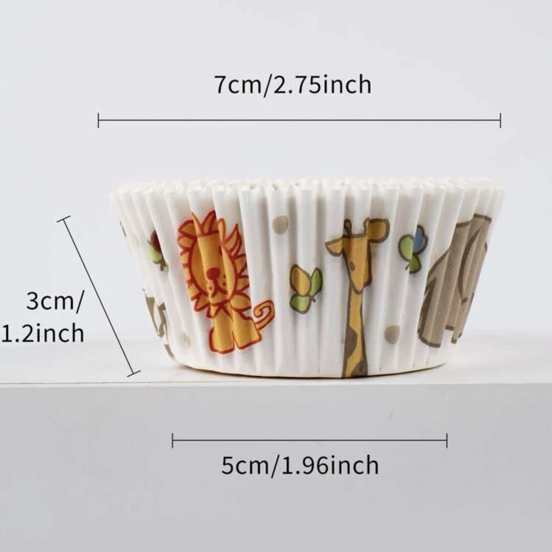 بطانات الكب كيك - الحيوانات