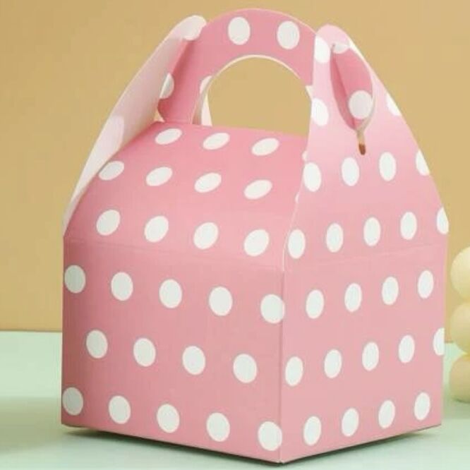 HANDLE BOX - PINK & WHITE