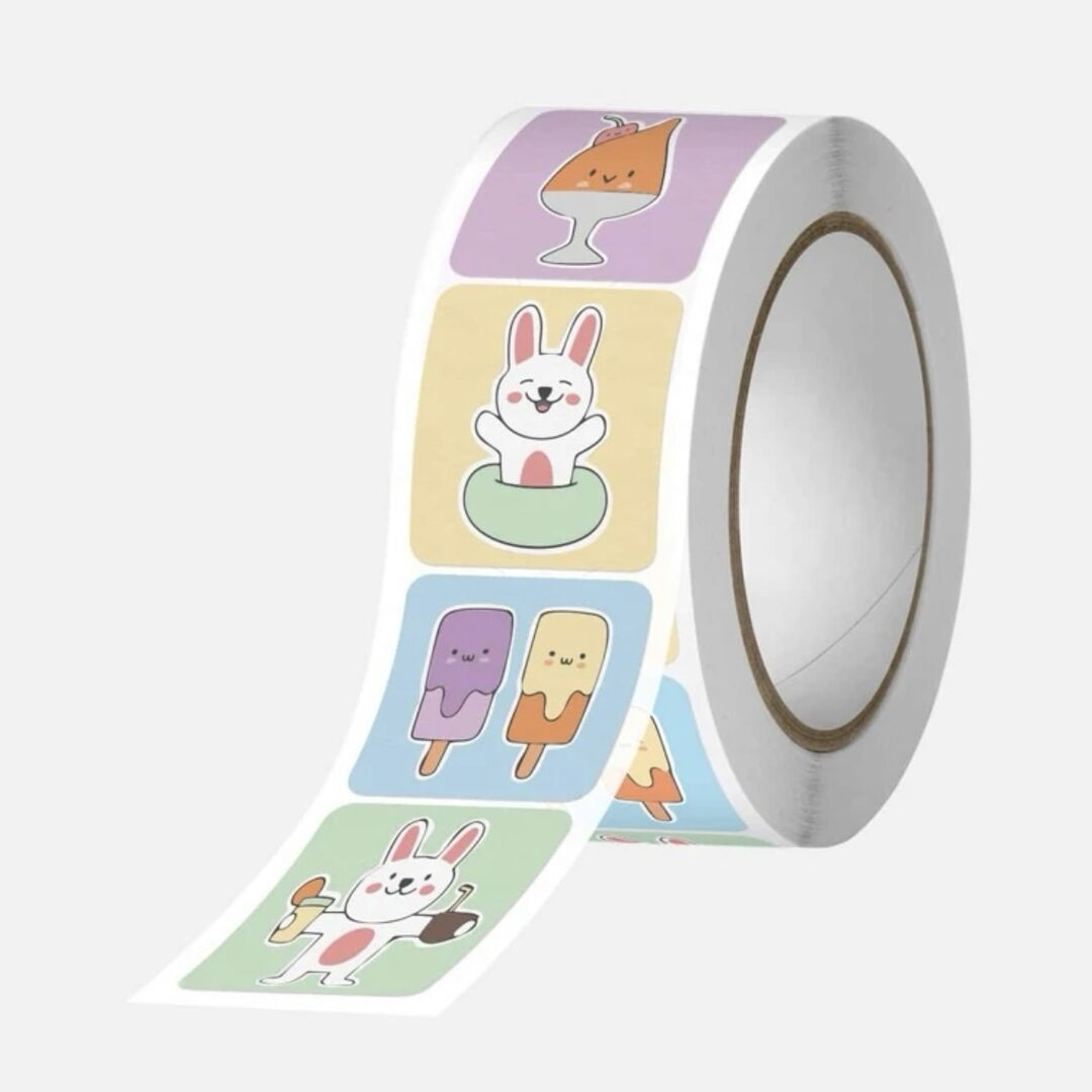 SQUARE STICKERS- CARTOON