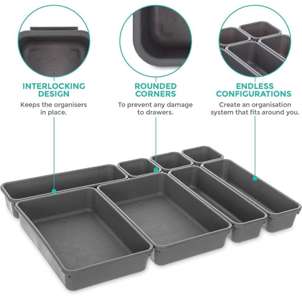 PLASTIC DRAWER STORAGE BOX