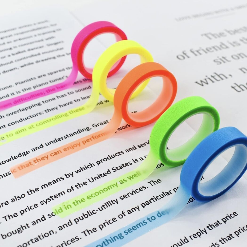 ملاحظة لاصقة شفافة ورفيعة للغاية