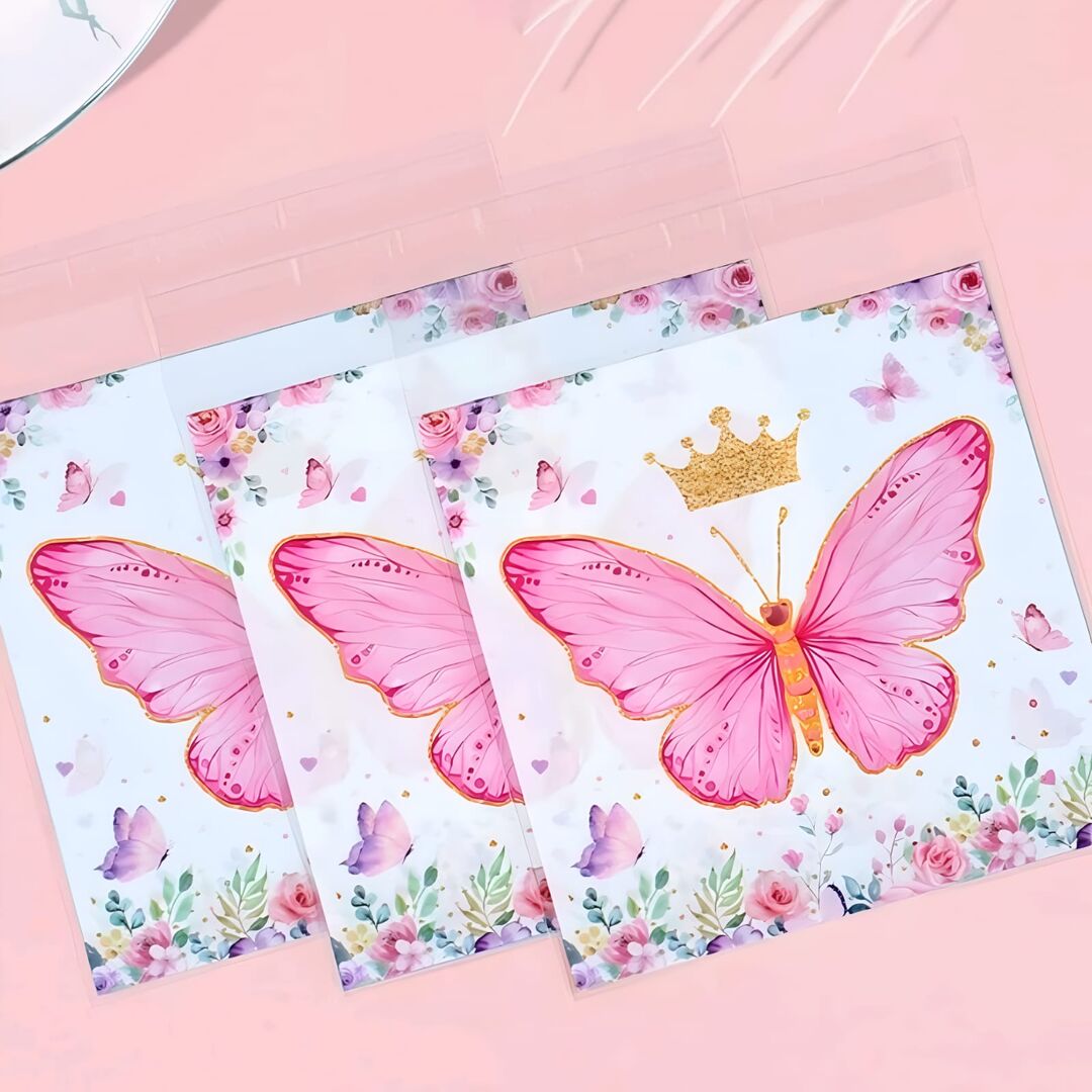 كيس من البلاستيك - الفراشات