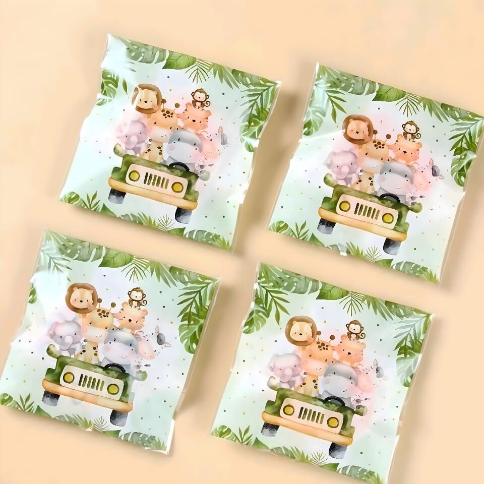 PLASTIC BAG- ANIMALS PATTERN