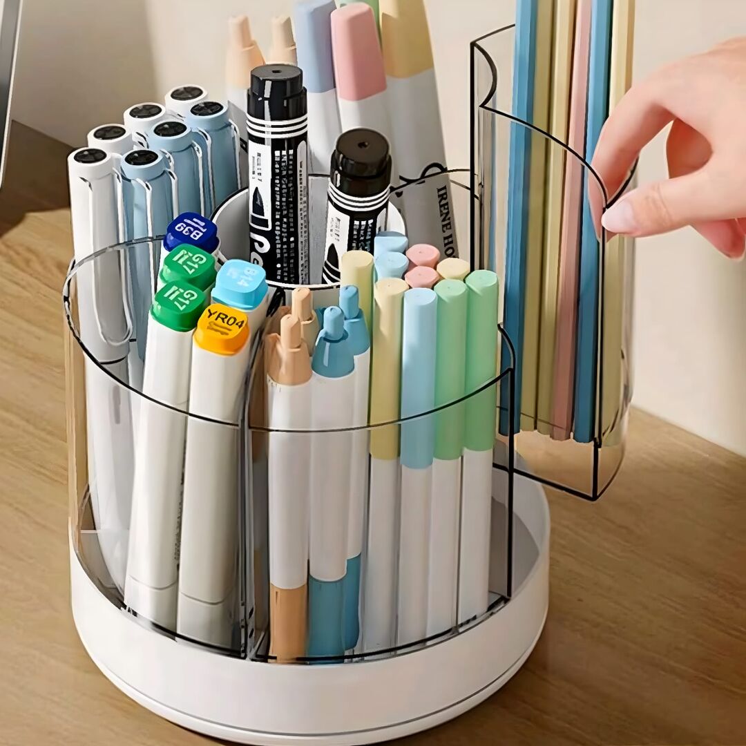 حامل أقلام دوار