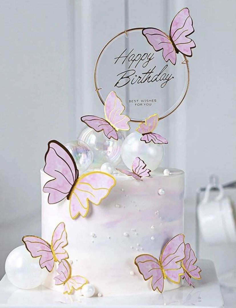 غلاف الكيك - الفراشة