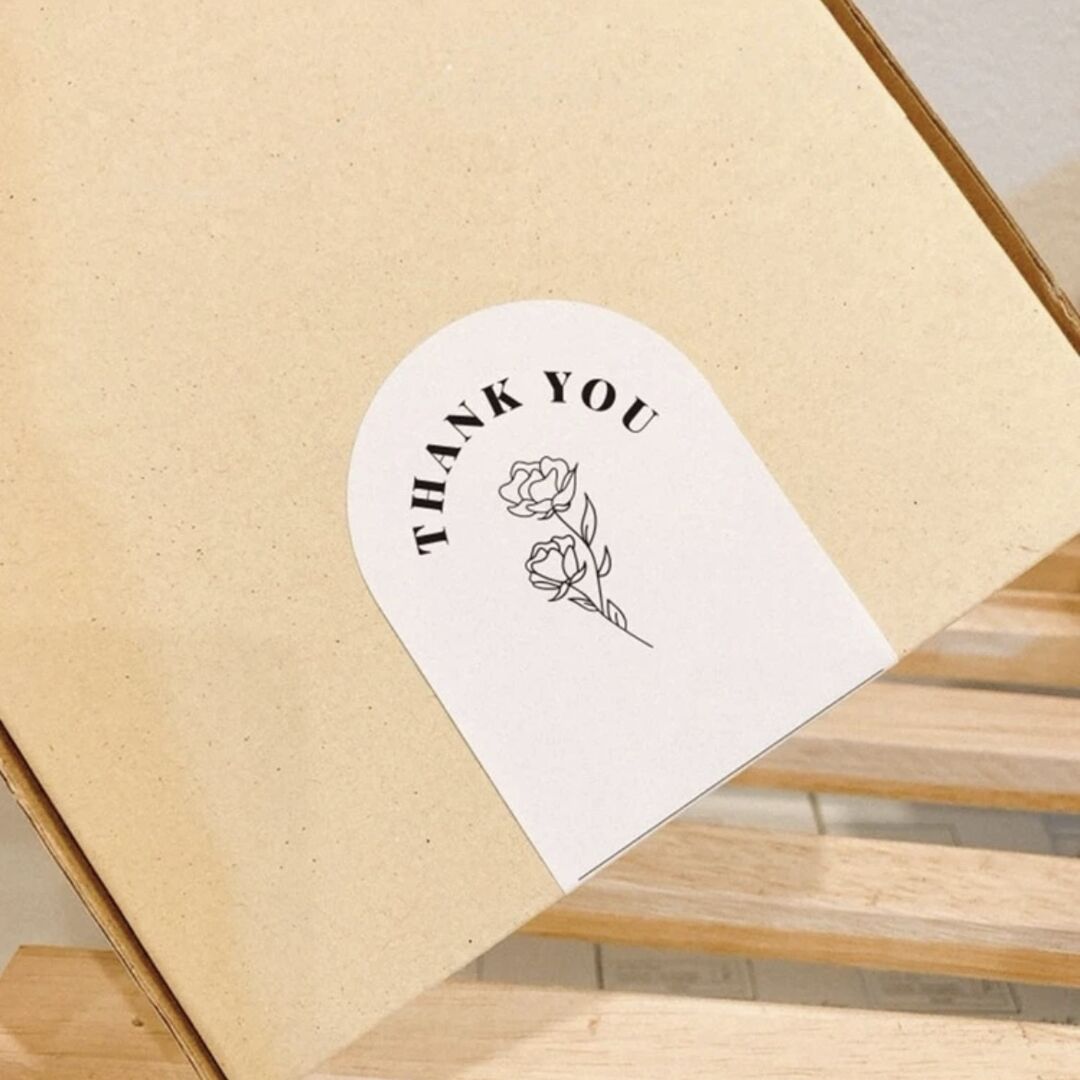 GIFT STICKERS- "thank you"