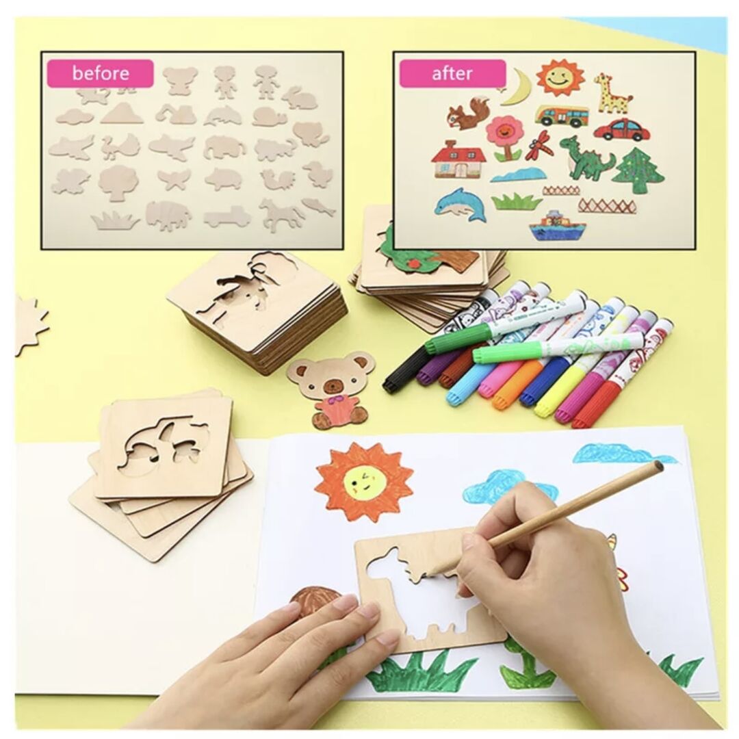 WOODEN TEMPLATE BOARD