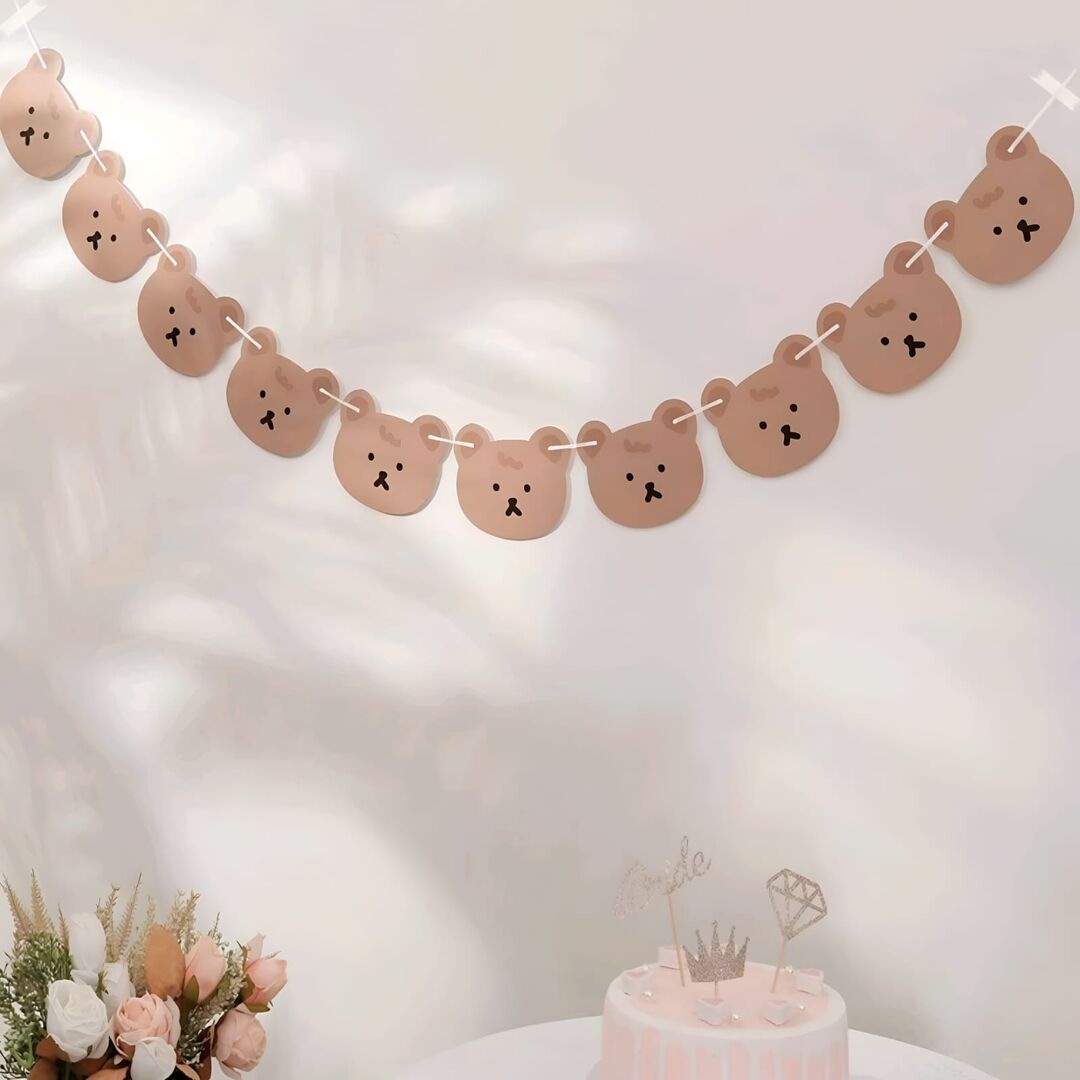 PULL FLAG - CARTOON BEAR