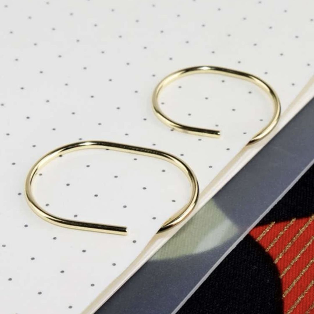 مشابك ورق - ذهبي