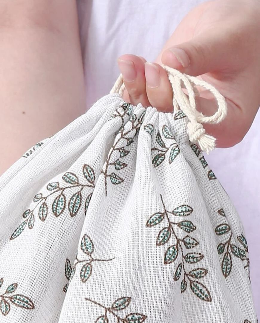 حقيبة قماش - أوراق