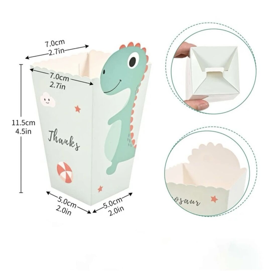 POPCORN BOX - DINOSAUR