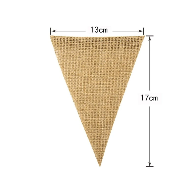 PULL FLAG - BURLAP FABRIC