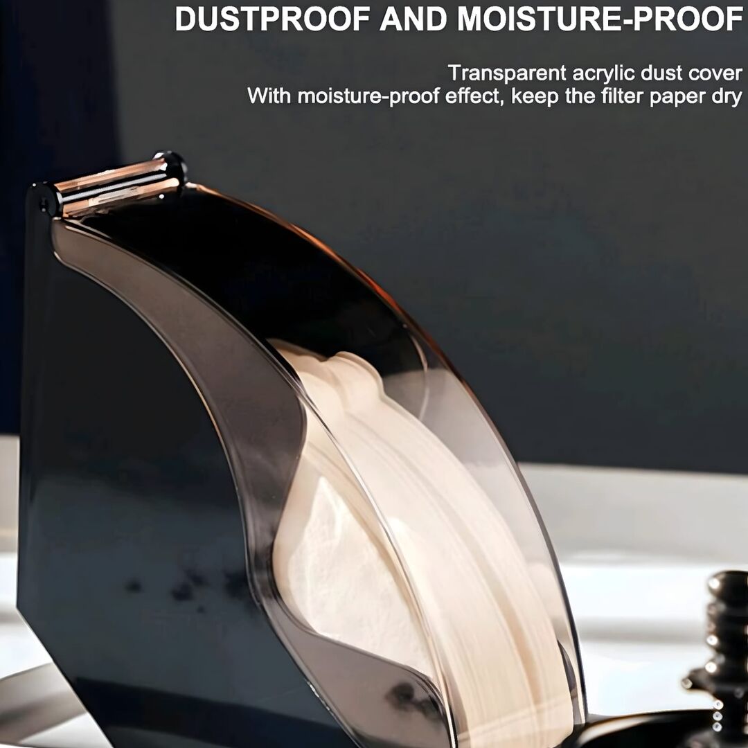 صندوق تخزين فلتر القهوة