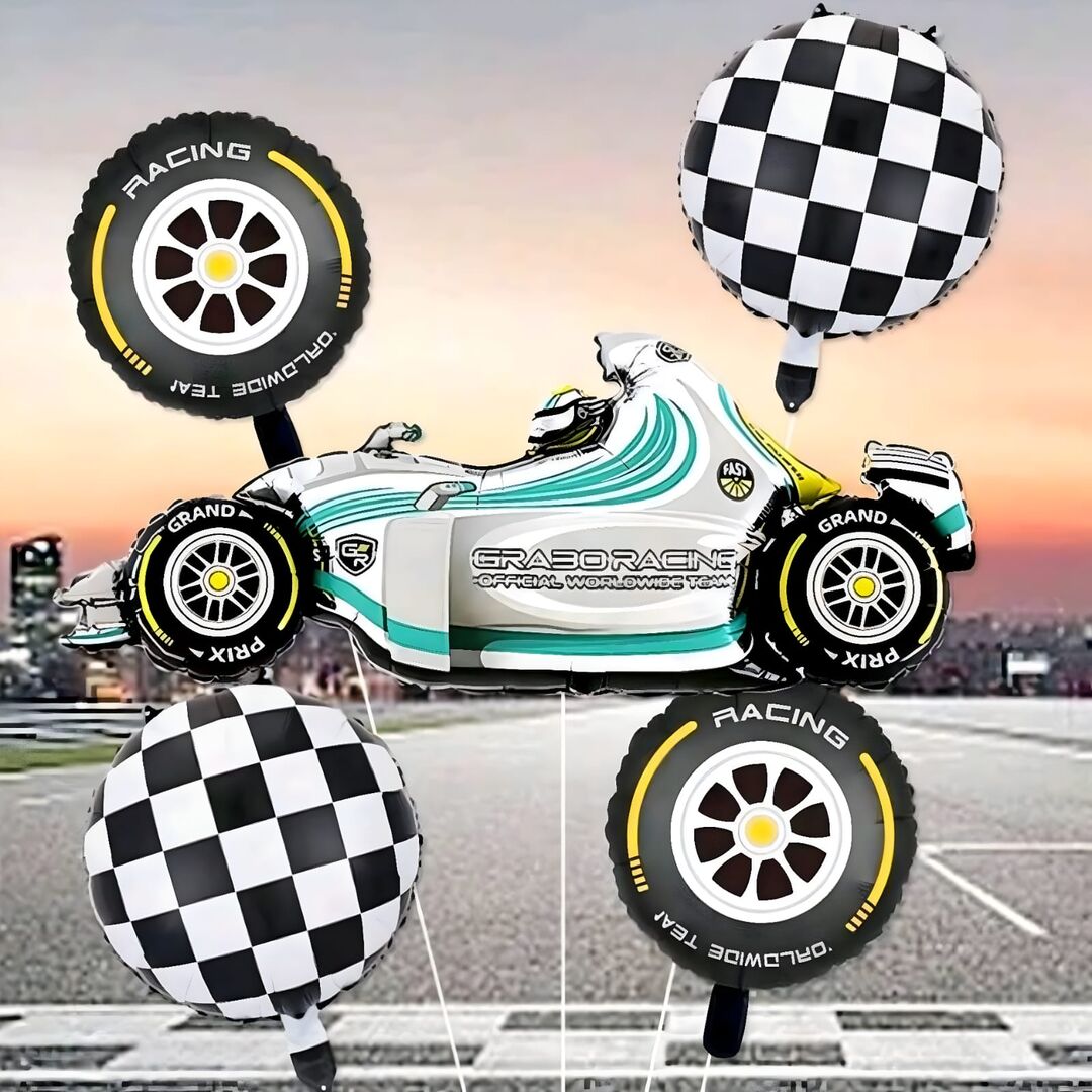 BALLOONS - RACING CAR