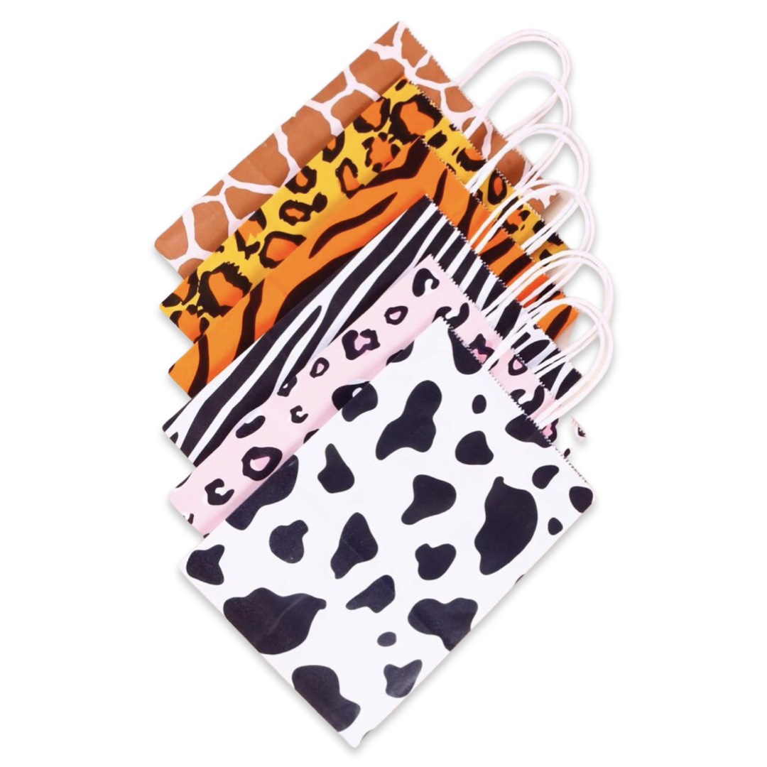 SMALL PAPER BAG - ANIMALS PRINT
