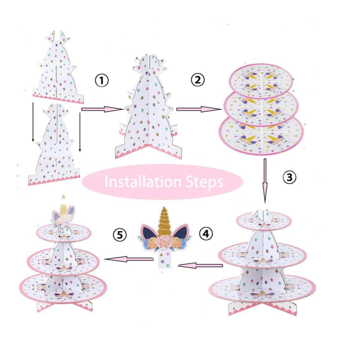 حامل كب كيك -يونيكورن