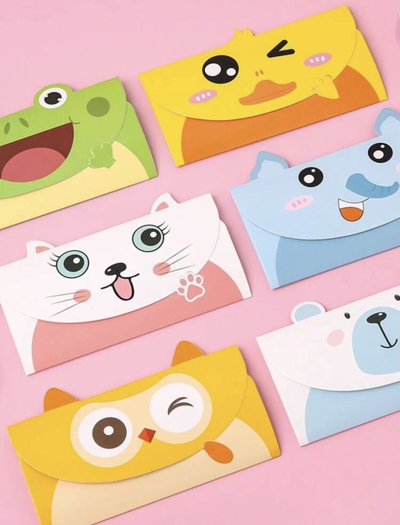 THICK PAPER ENVELOPE - ANIMAL