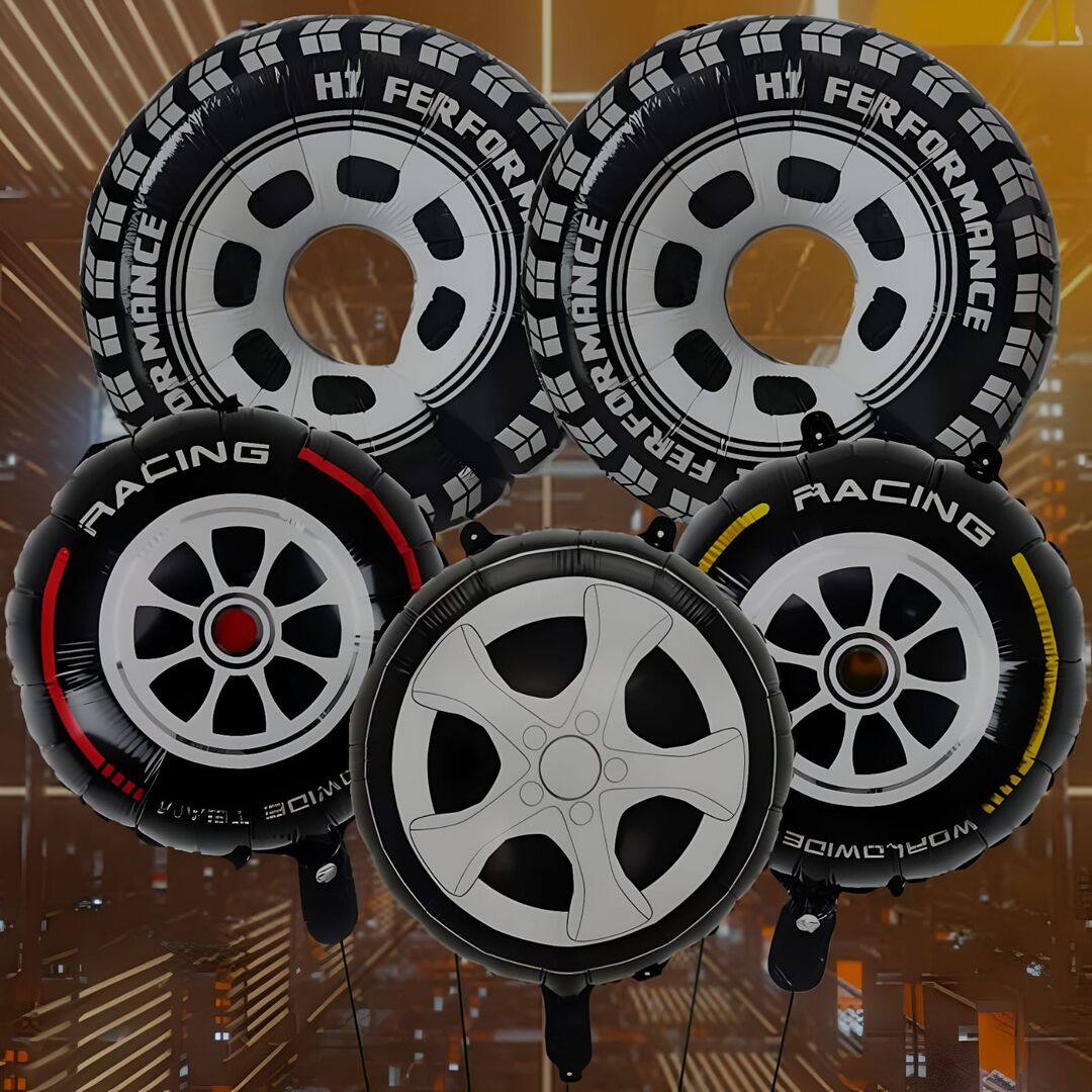 BALLOONS -WHEELS PATTERN