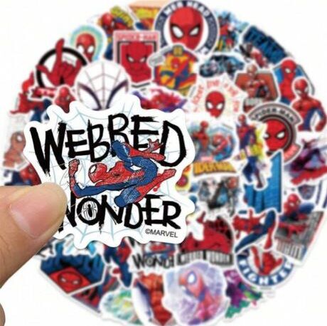 STICKERS-SPIDER-MAN