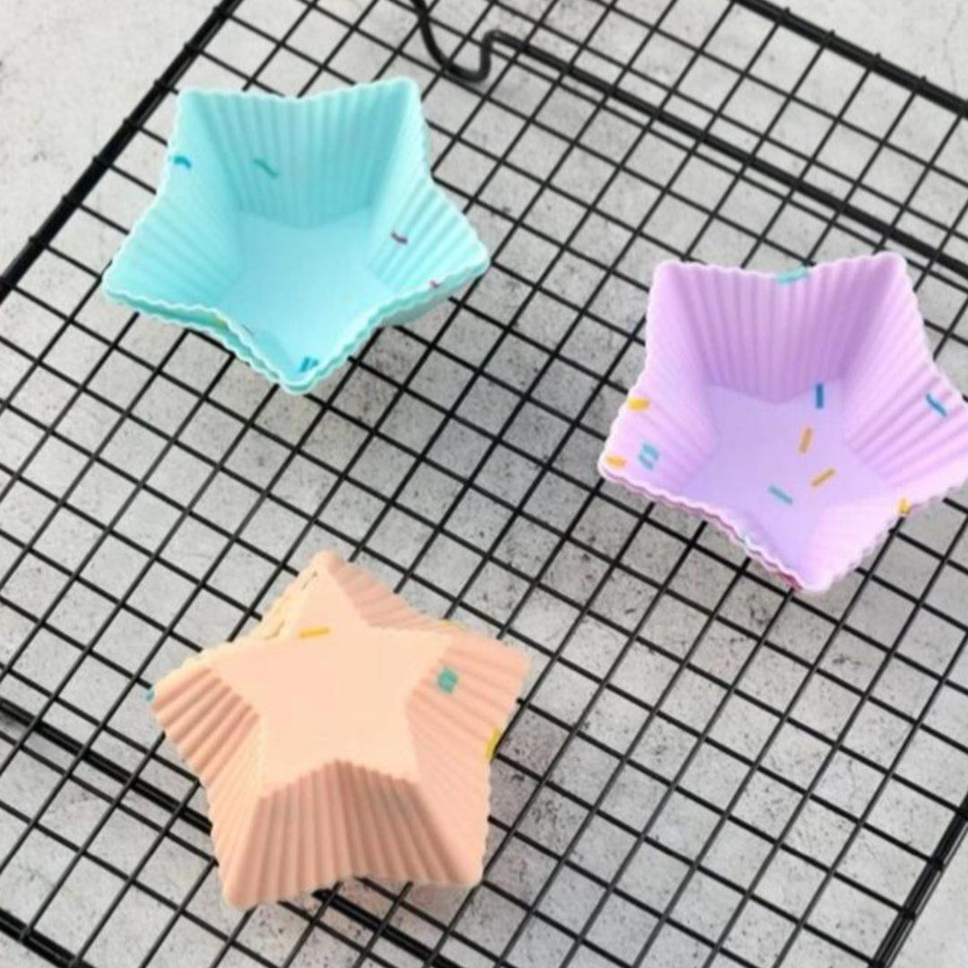 SILICONE CUPCAKE - STAR