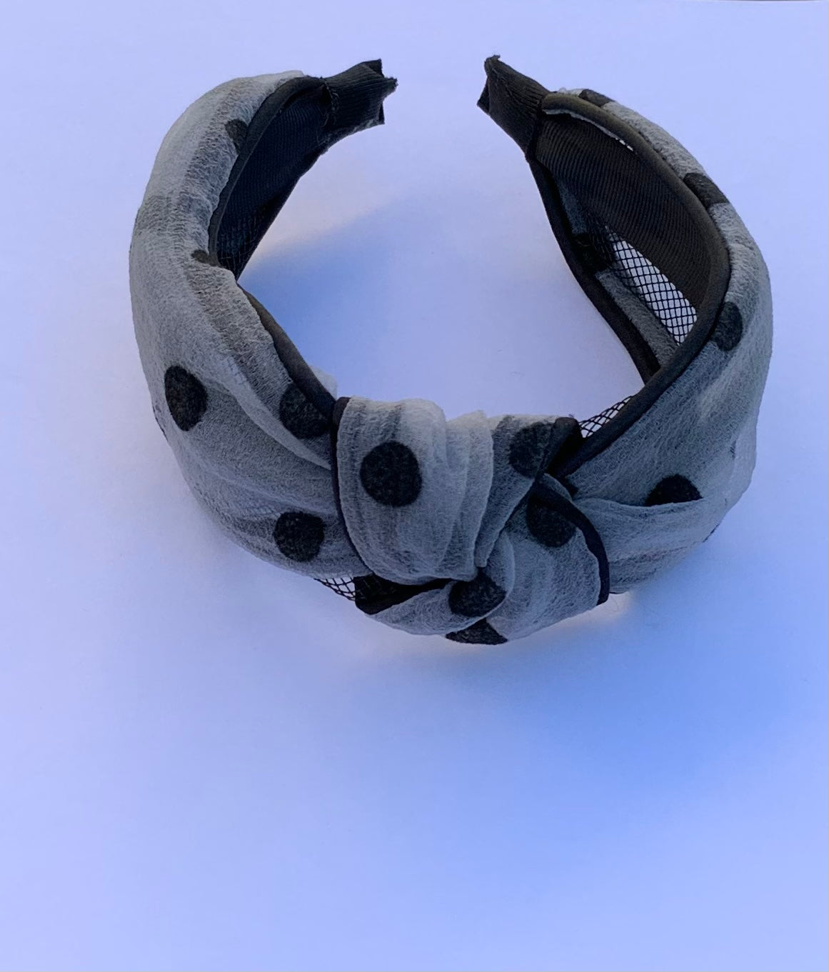 Polka Dot Knot Decor Headband