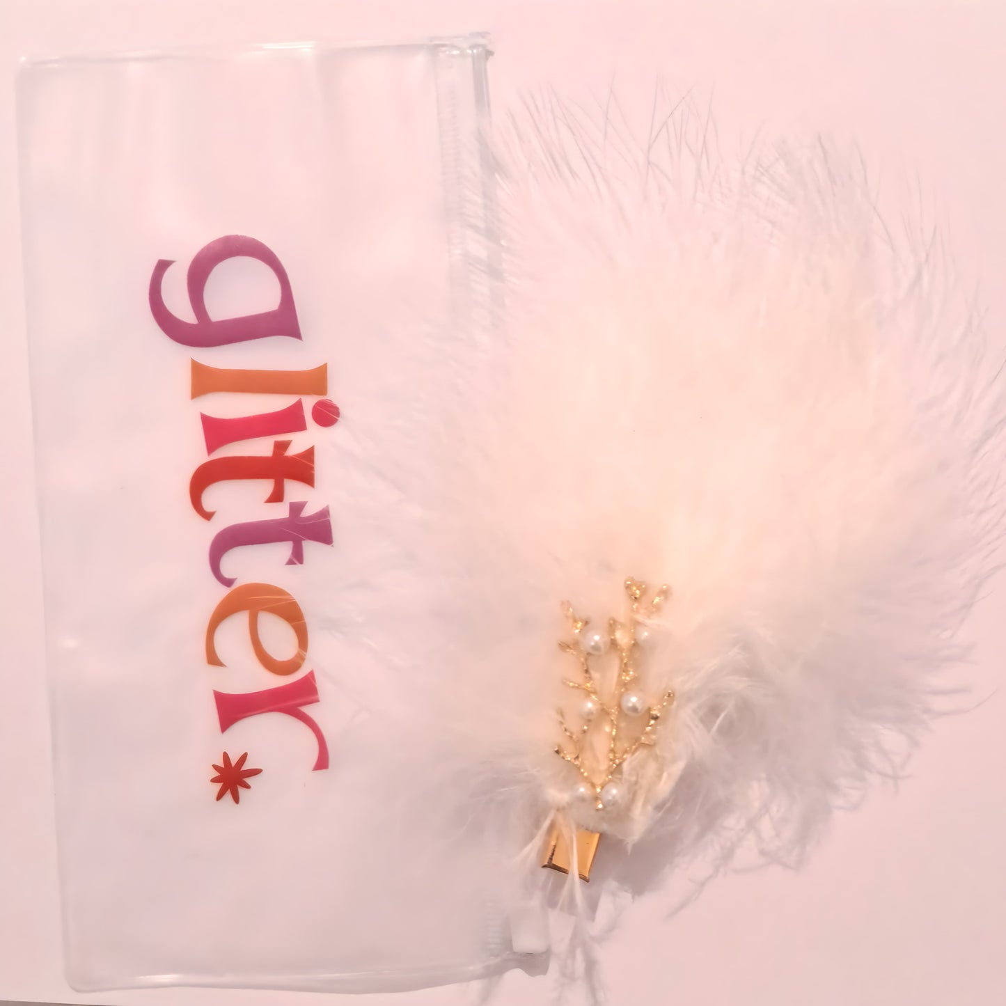 مشبك شعر ريشي قطعة واحدة