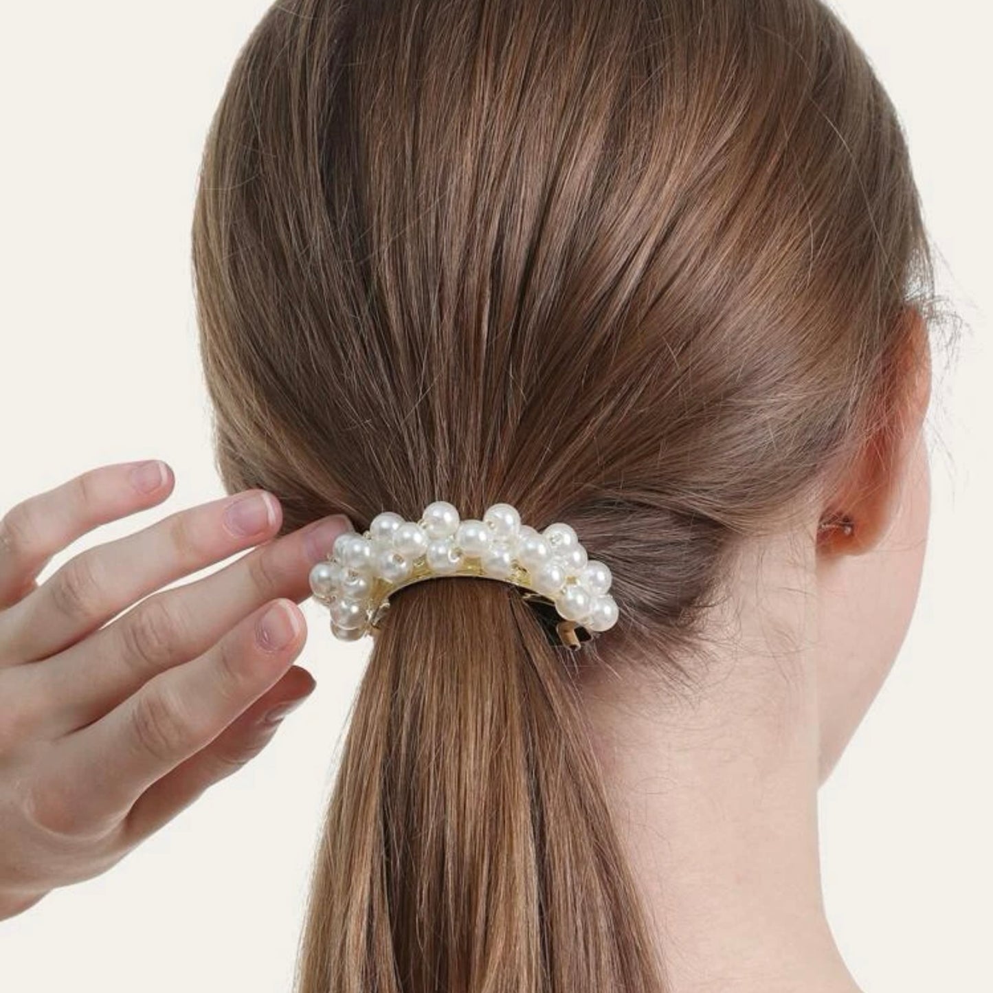 مشابك شعر اللؤلؤ