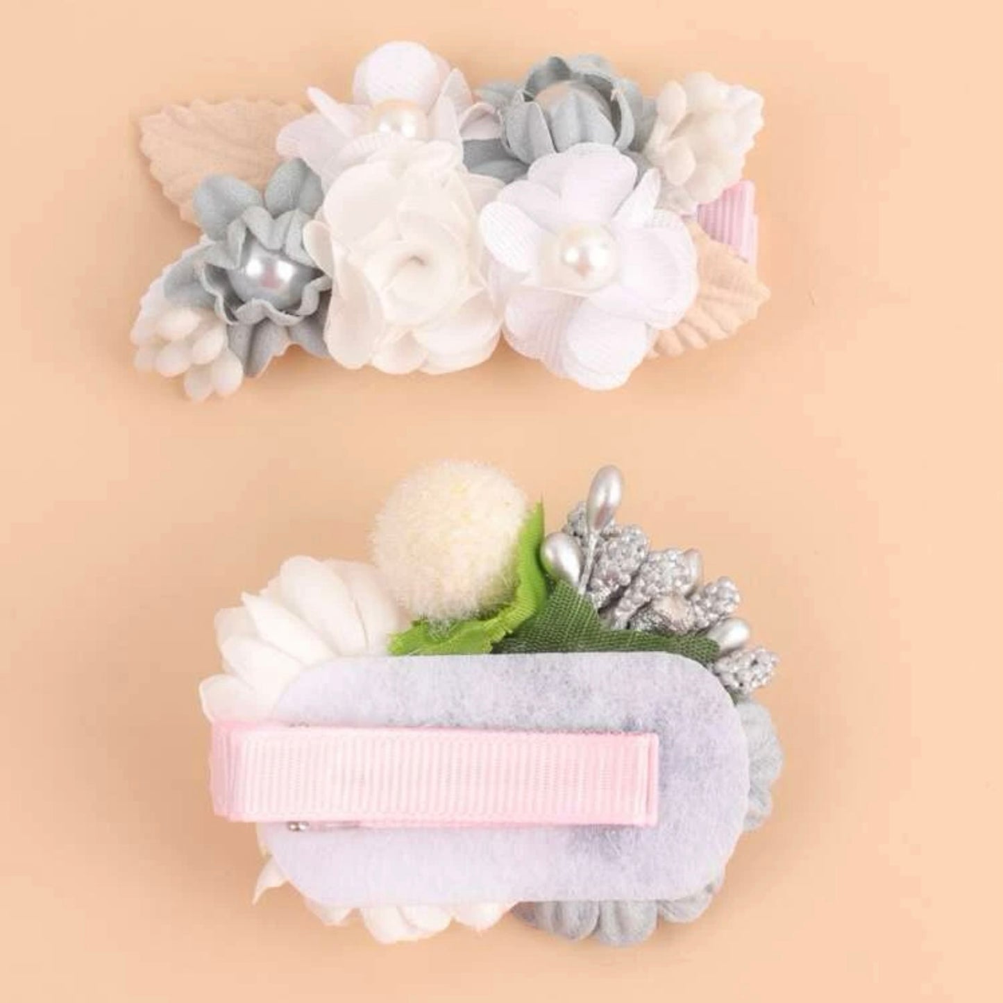 مشبك شعر على شكل زهرة قطعة واحدة