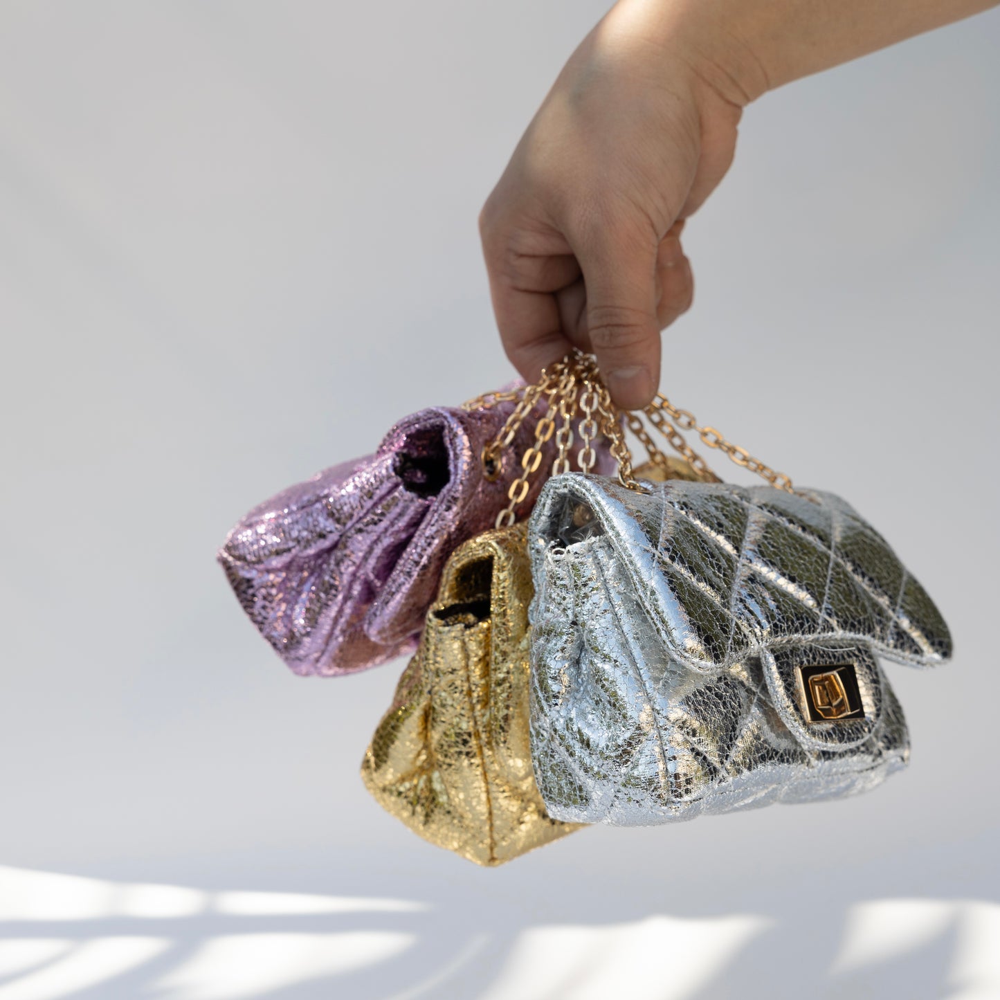 حقيبة يد معدنية للأطفال