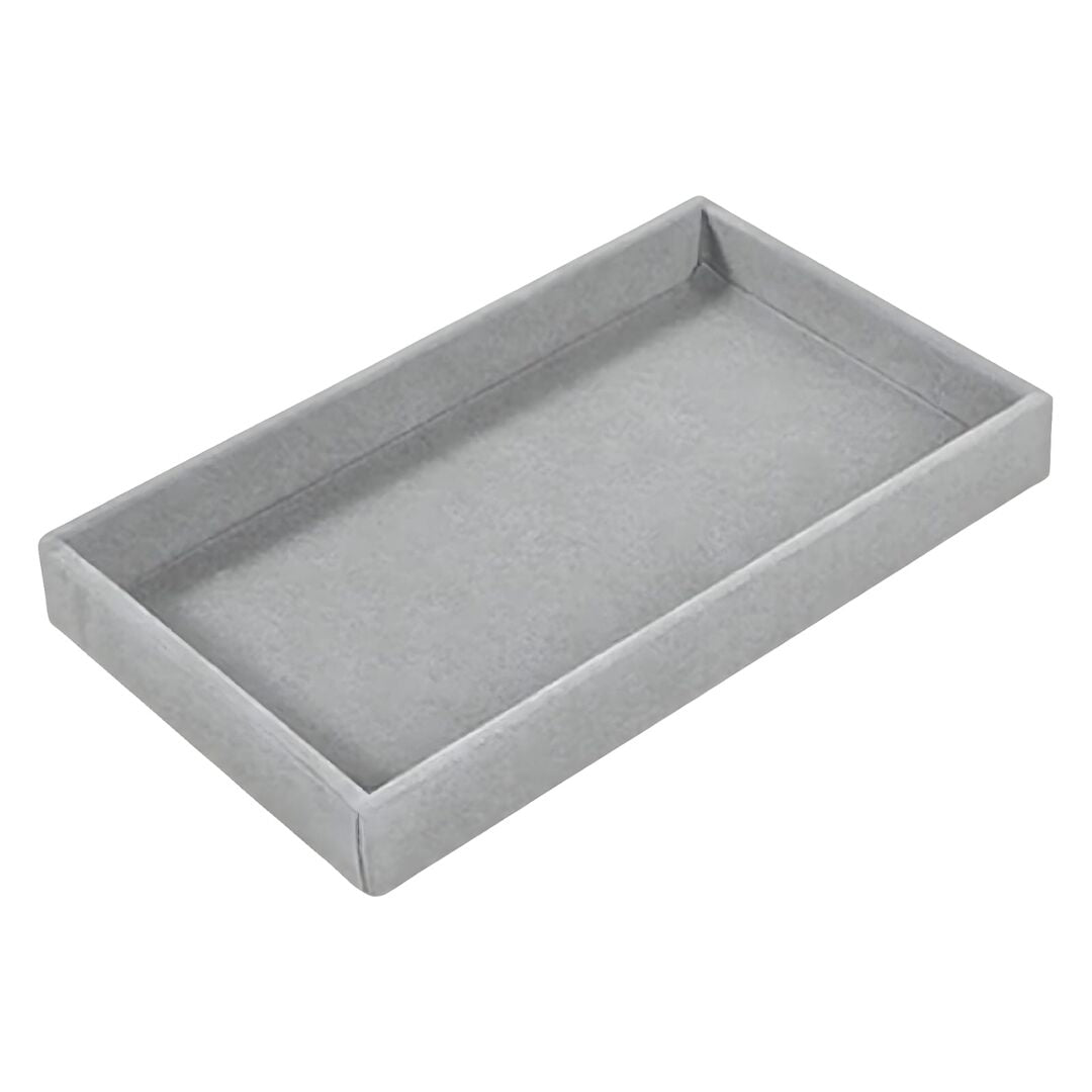 GREY FABRIC JEWELRY ORGANIZER