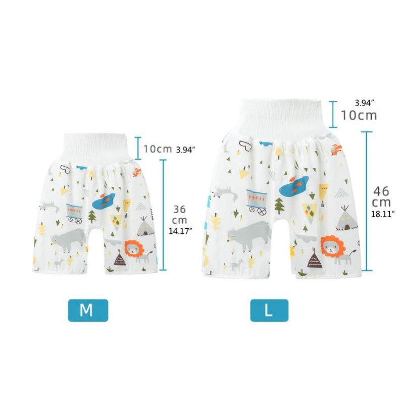 شورت حفاضات قابل للغسل للأطفال