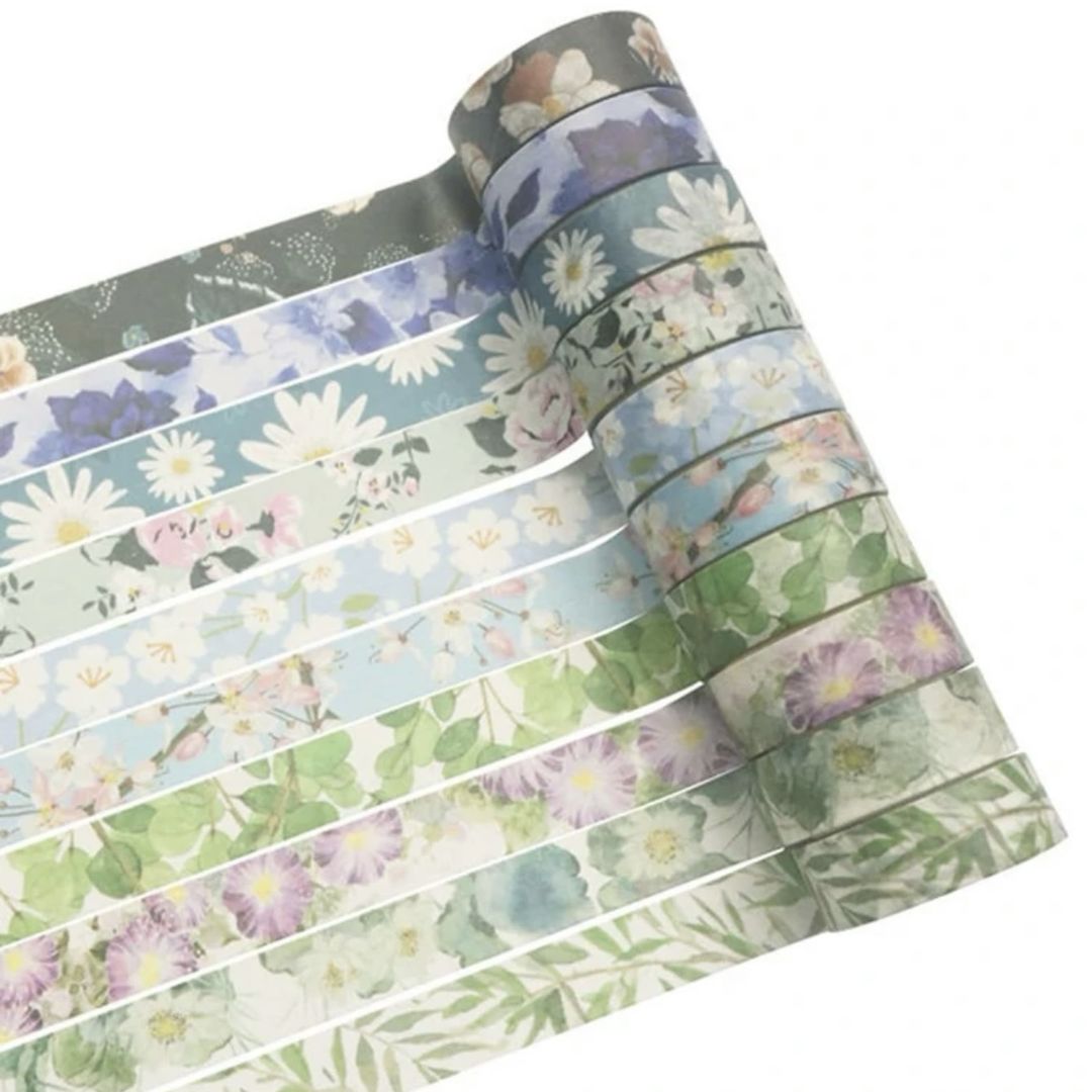 شريط واشي - مطبوعات زهور