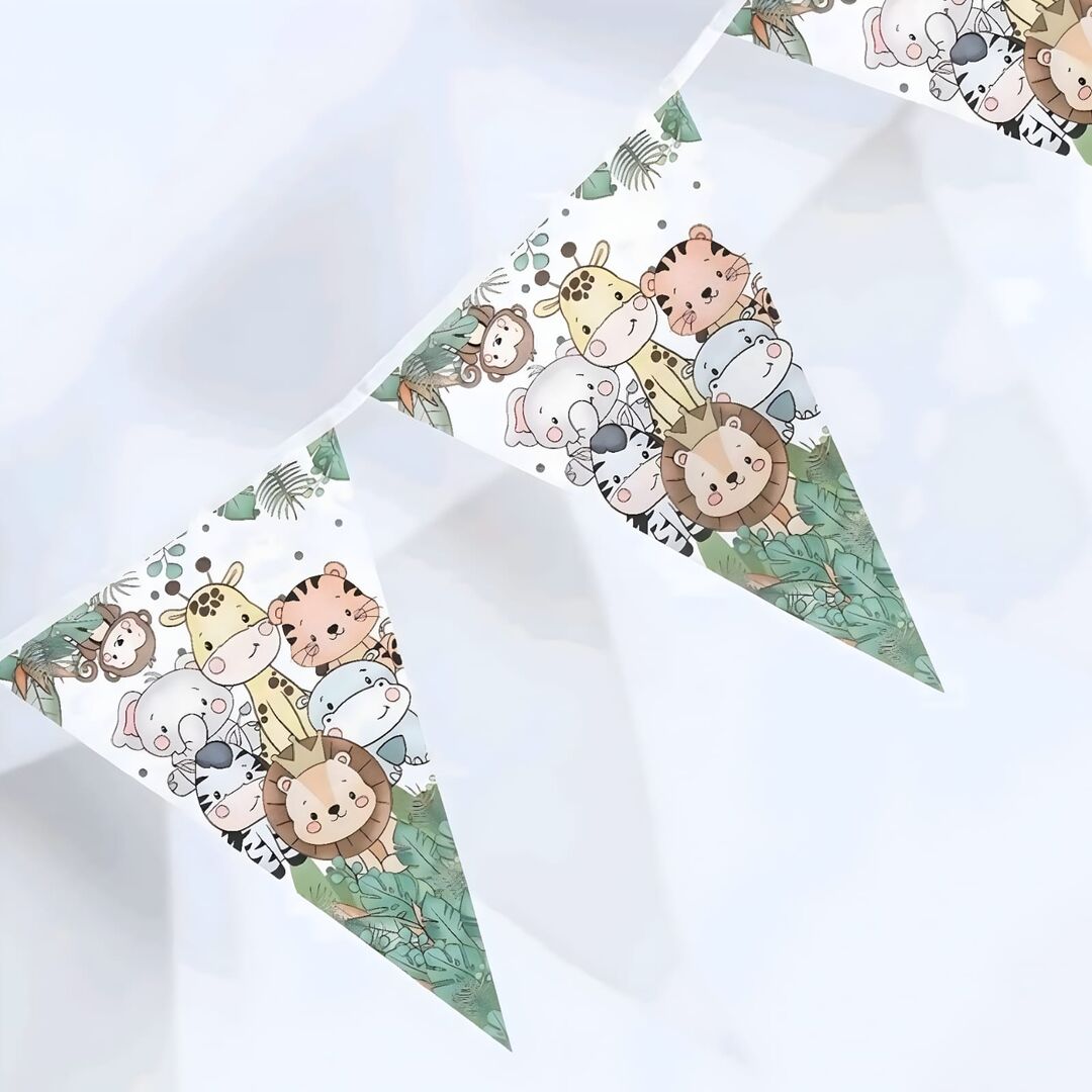 PAPER PULL FLAG- ANIMALS