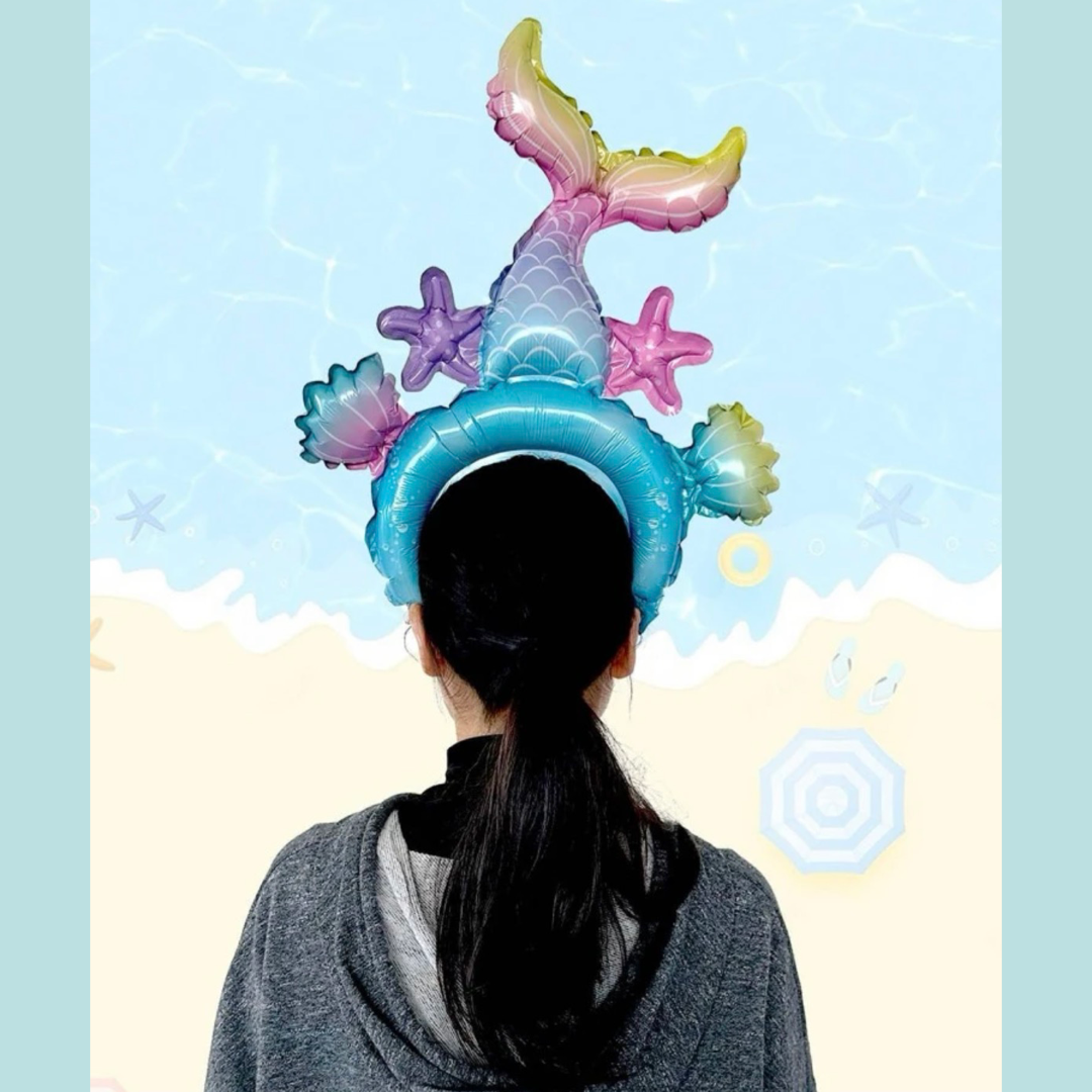طوق بالون للشعر - حورية البحر