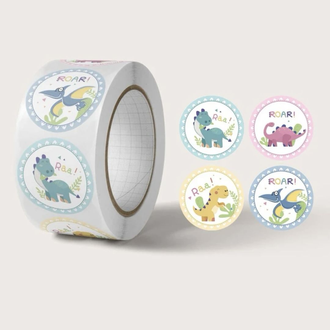 STICKERS ROLL - DINOSAUR