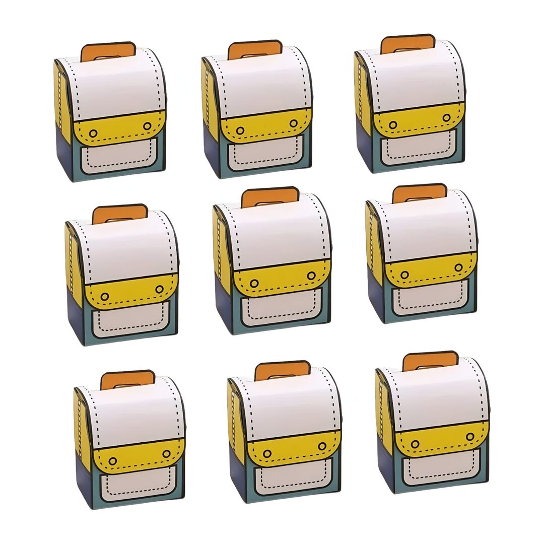 حقيبة مدرسية ورقية