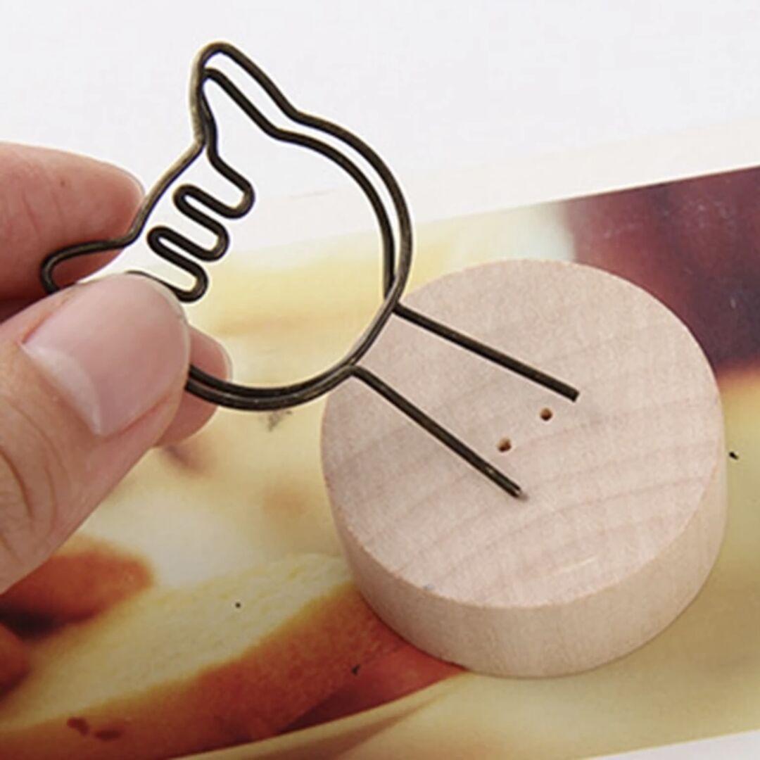 حامل البطاقة - خشب