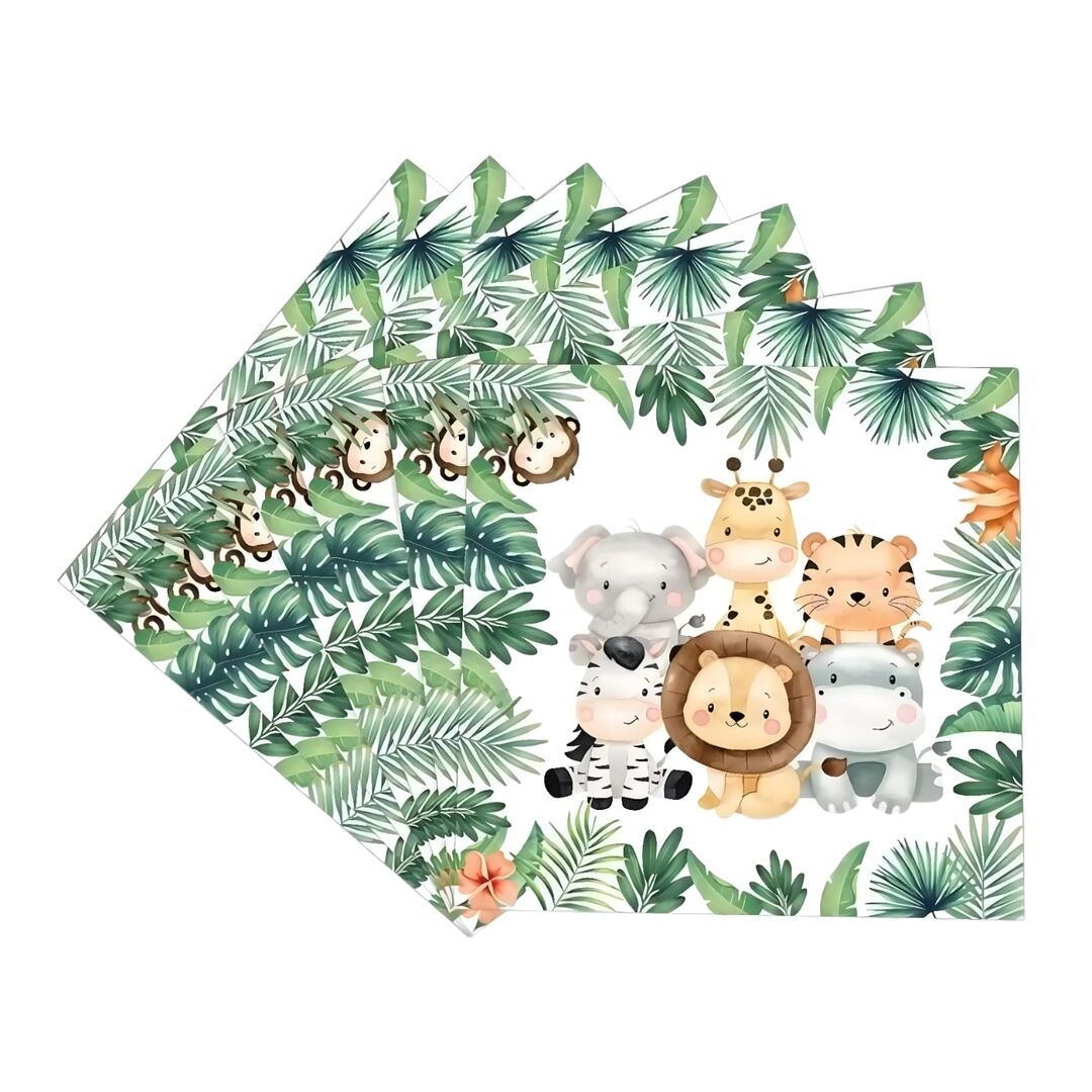 منديل للاستعمال مرة واحدة - حيوانات