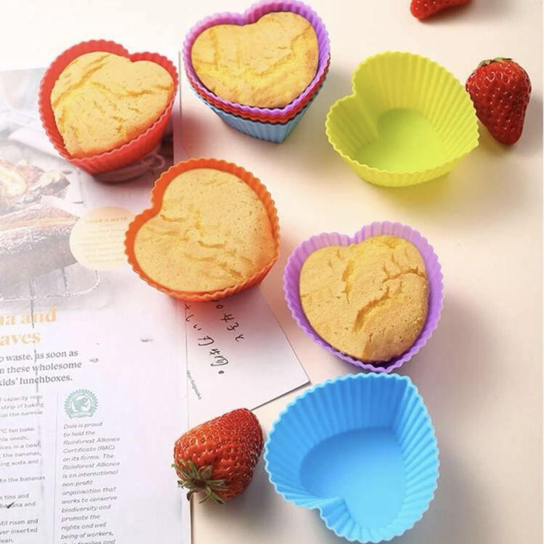SILICONE CUPCAKE- HEART