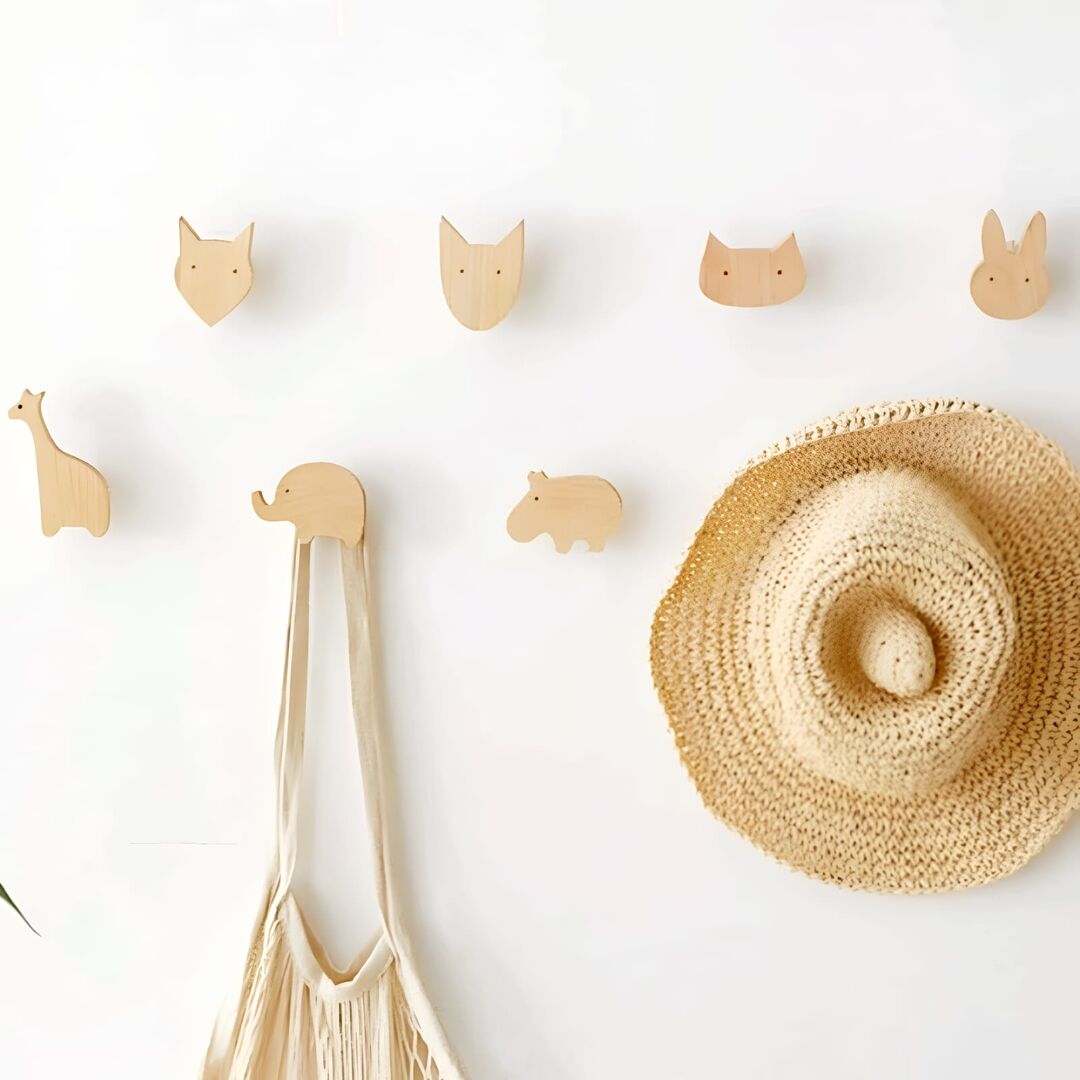 WOODEN WALL HOOKS