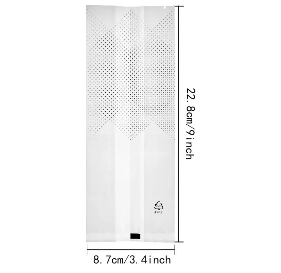 كيس من البلاستيك الشفاف-نقاط سوداء
