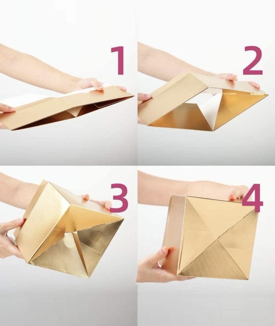 THICK PAPER BOX - GOLD