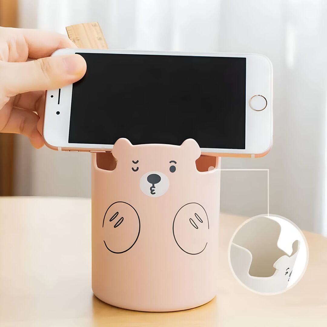 PEN HOLDER-CARTOON BEAR